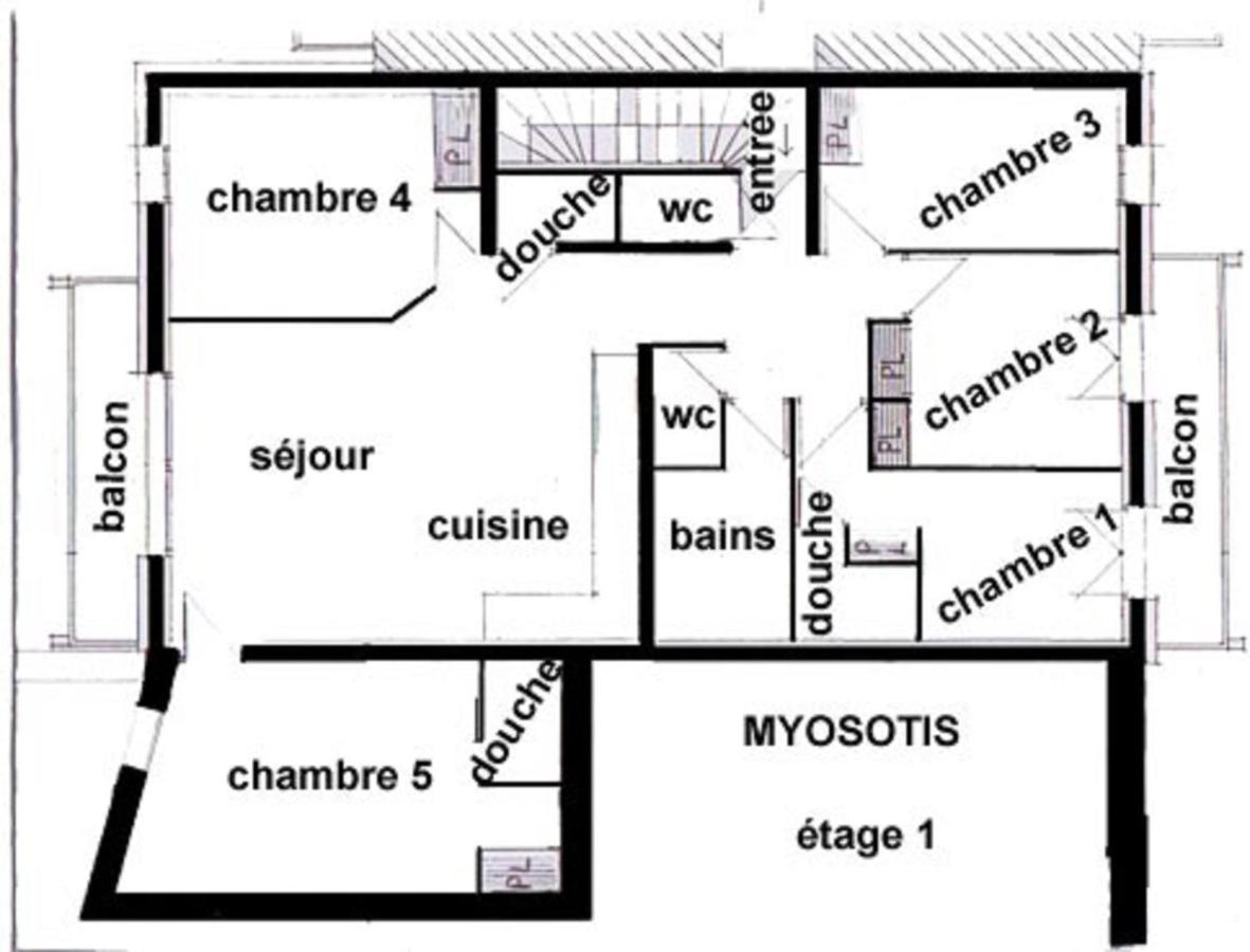 Appartement Myosotis Pour 10 Personnes Saint-Martin-de-Belleville Exterior photo